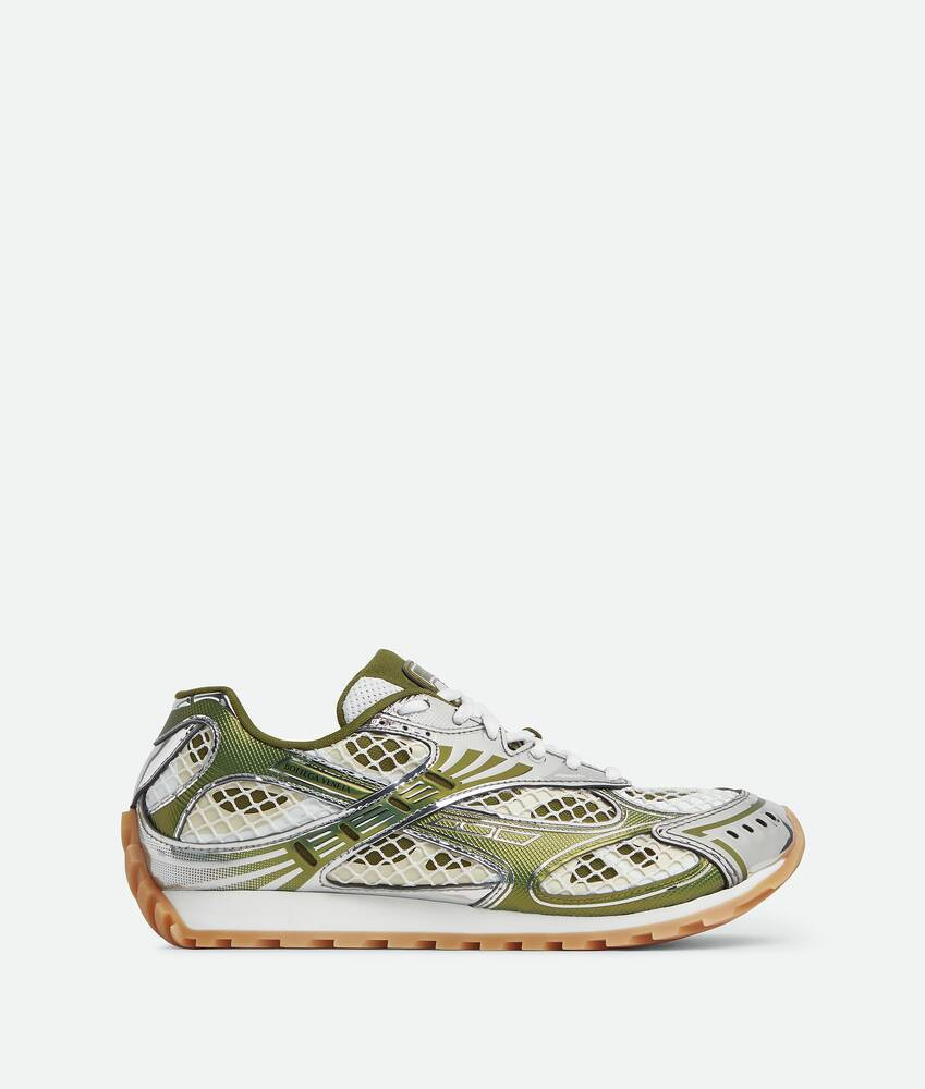 Women's Orbit Sneaker in Mud/white | Bottega Veneta US | Bottega Veneta