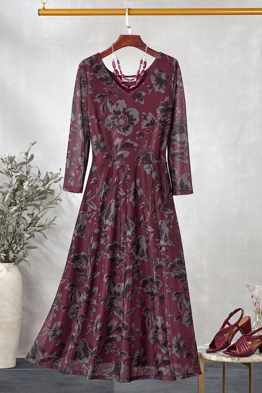 Mariam Mesh Dress | Coldwater Creek