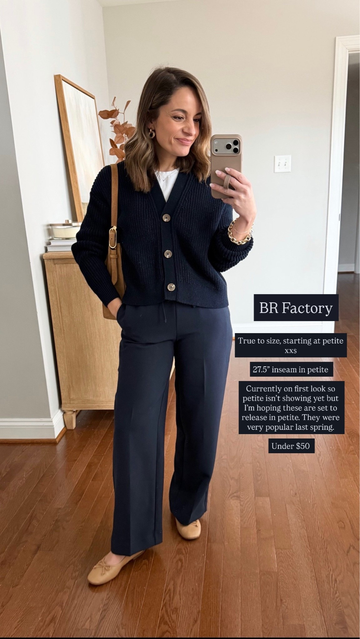 Four pairs of crepe pants for petites and how they compare to the original Lodge pants 

All options are crepe and relatively wrinkle resistant. The fabric is similar in weight - Aritzia does have the nicest drape and fit but also the longest inseam that increases with size. 

BR Factory: petite xxs / 27.5” inseam. True to size. Not currently available in petite but showing up on a “first look” so hopeful petite will be offered 
Quince: xs / 28” inseam / size down if between sizes