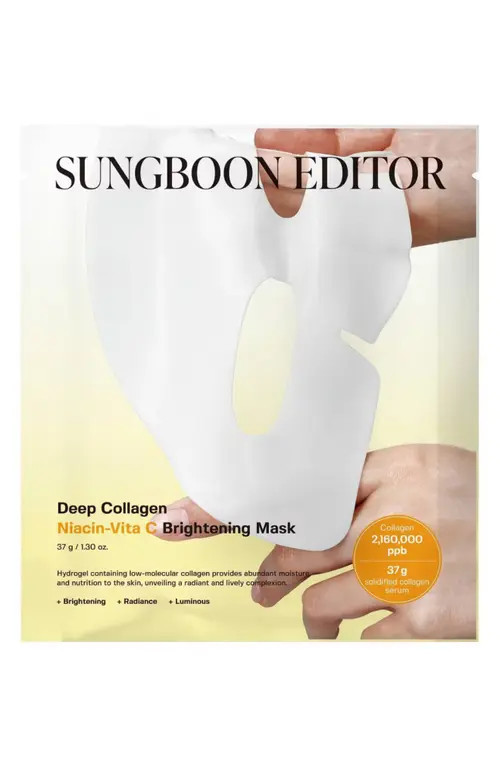 SUNGBOON EDITOR Deep Collagen Niacin-Vita C Brightening Mask at Nordstrom | Nordstrom