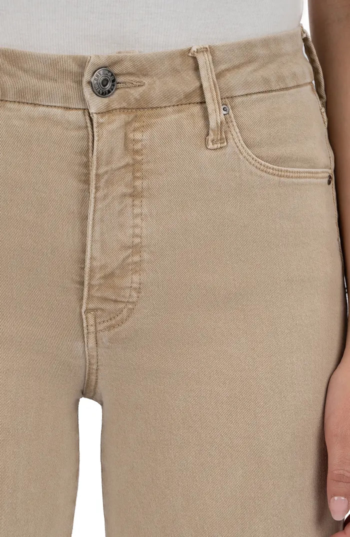 Meg Fab Ab Raw Hem High Waist Ankle Wide Leg Jeans | Nordstrom