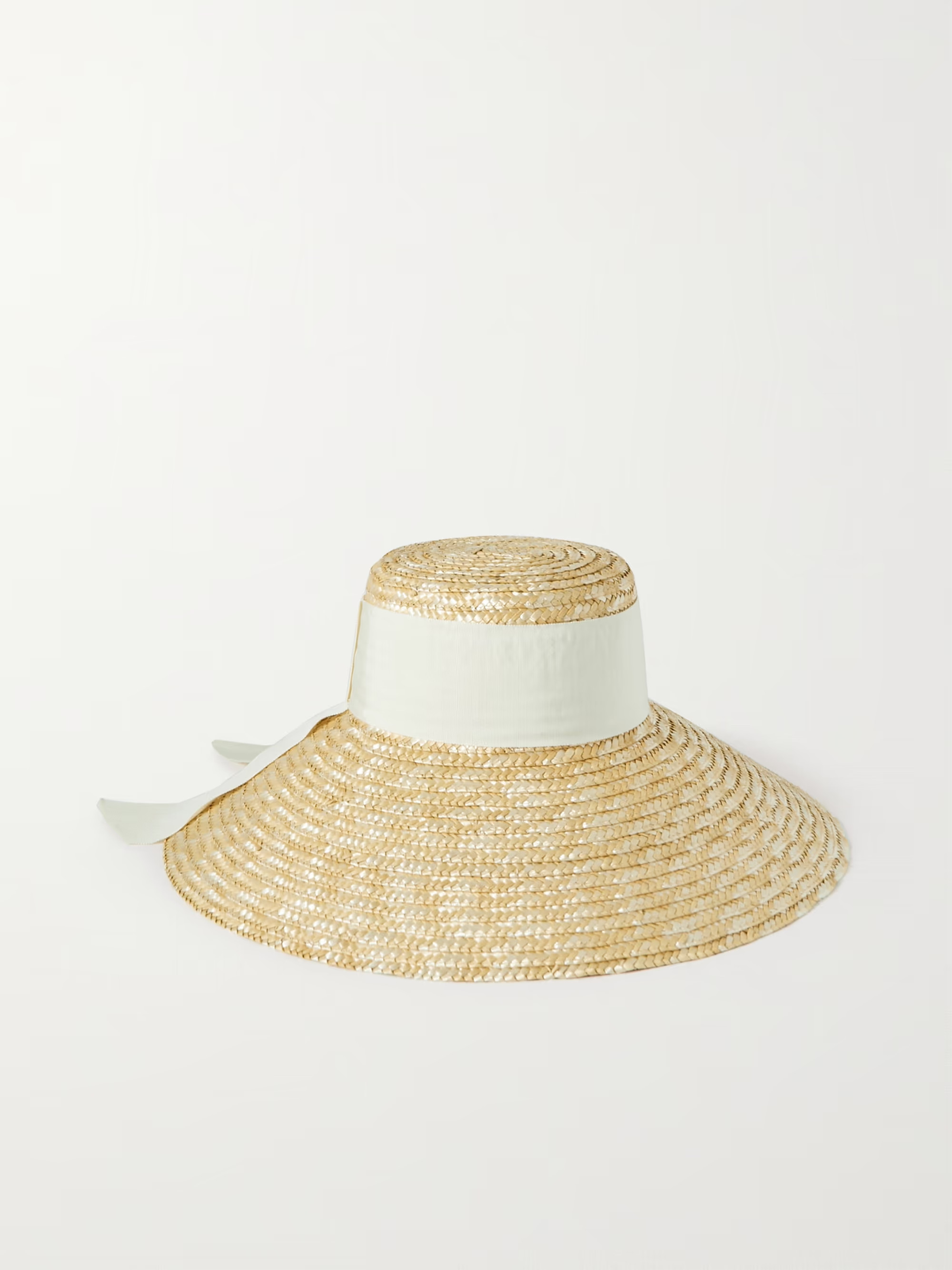 Mirabel grosgrain-trimmed straw sunhat | NET-A-PORTER APAC