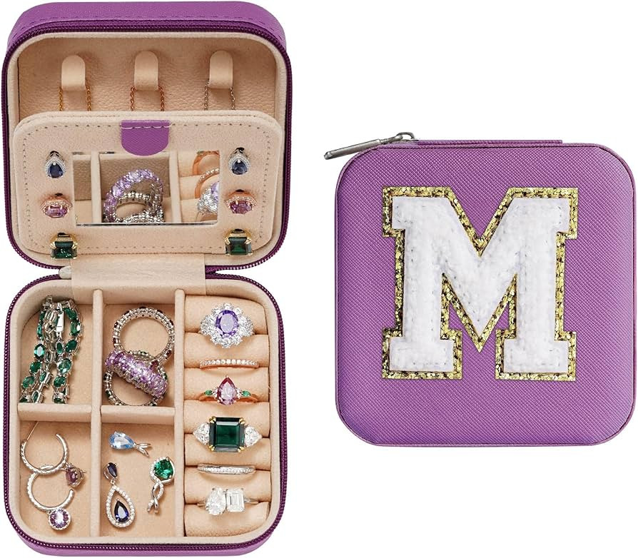 Yqljew Jewelry Organizer Box, Jewelry Organizer Travel Jewelry Case | Ring Organizer Necklace Org... | Amazon (US)