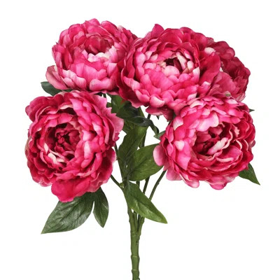 Peony Bunch Stem Willa Arlo Interiors Flower Color: Hot Pink | Wayfair North America