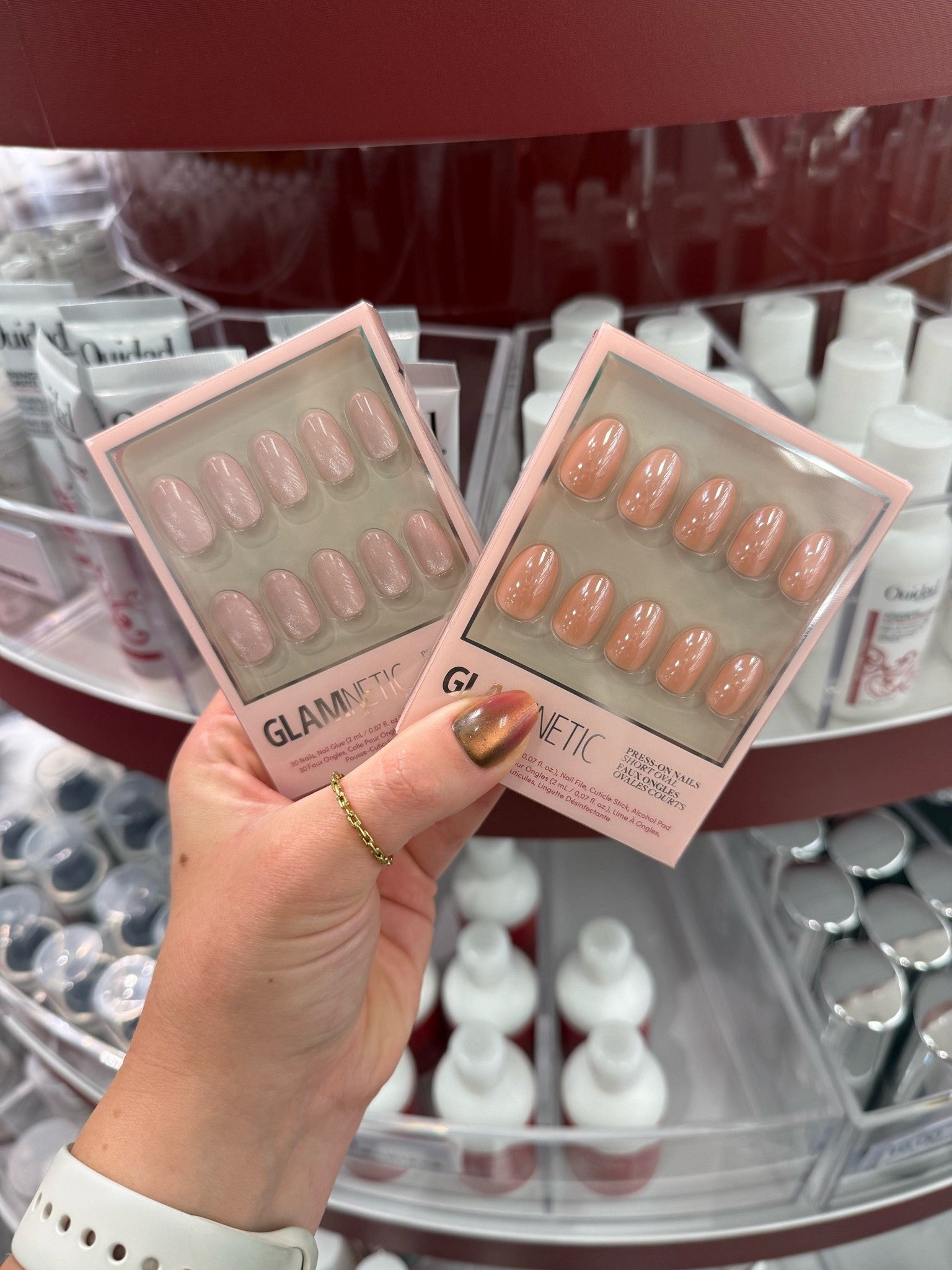 Love @glamnetic press on nails! I'm wearing them here. Tons of cute styles @Target

#LTKgrwm #LTKBeauty #LTKmorningroutine