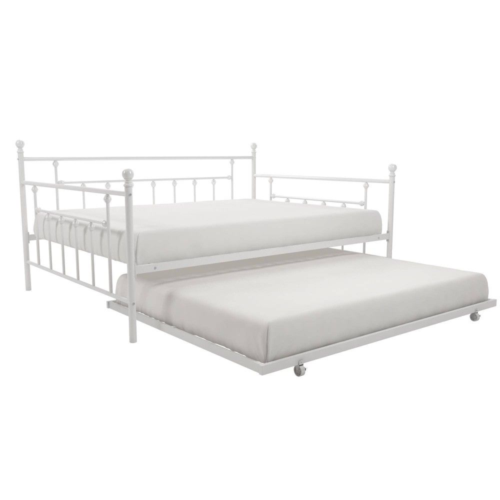 Milan Queen Daybed and Full Trundle Set White - Room & Joy | Target