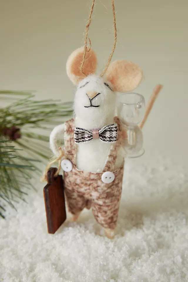 Nightcap Mouse Tree Decoration | Anthropologie (UK)