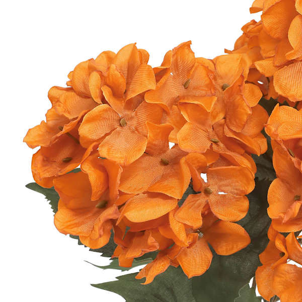 Orange Hydrangea Bush, 19.5" | At Home