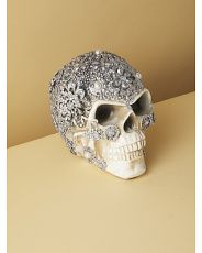 10in Resin Jeweled Skull Decor | HomeGoods