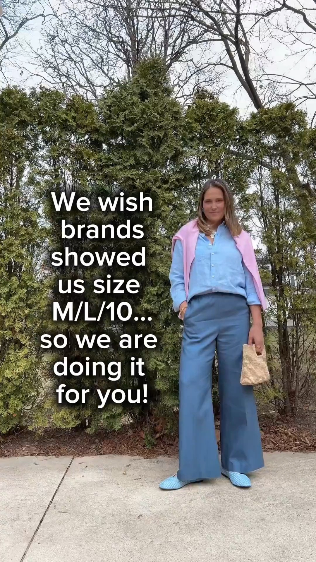 We wish more brands showed what pieces look like in sizes M, L, and 10, so we’re doing it for you. Seeing the fit on real bodies makes such a difference when shopping online. Hopefully this helps you decide what size works best for you.

#LTKMidsize #LTKSeasonal #LTKOver40