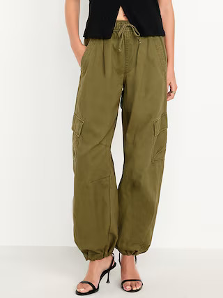 Pull-On Barrel Cargo Pants | Old Navy (US)