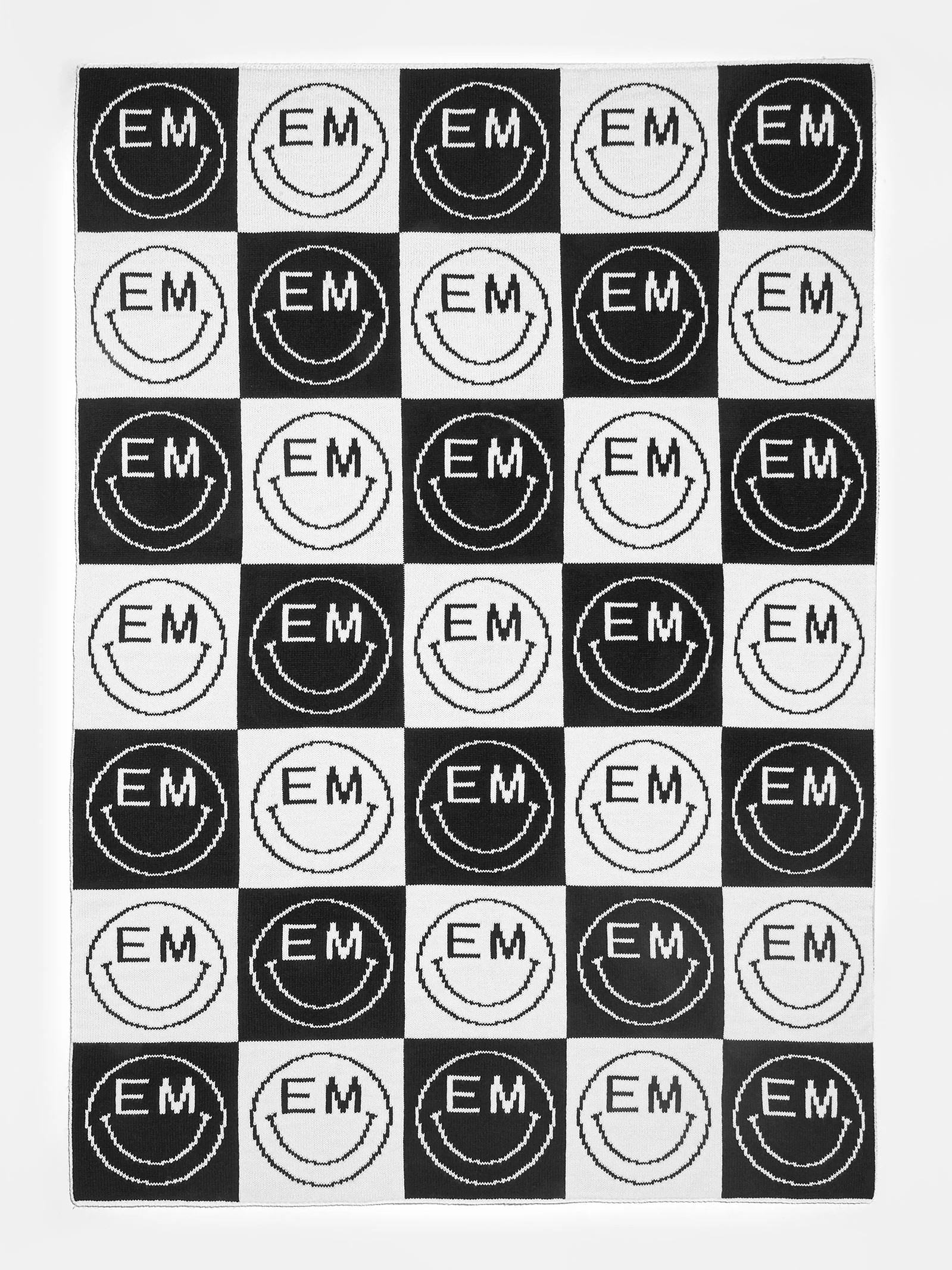 All Smiles Custom Blanket - Black/White | BaubleBar (US)