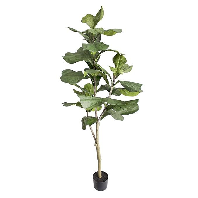 Artificial Fiddle Leaf Fig Tree - Indoor Plant - Houseplant | Amazon (US)