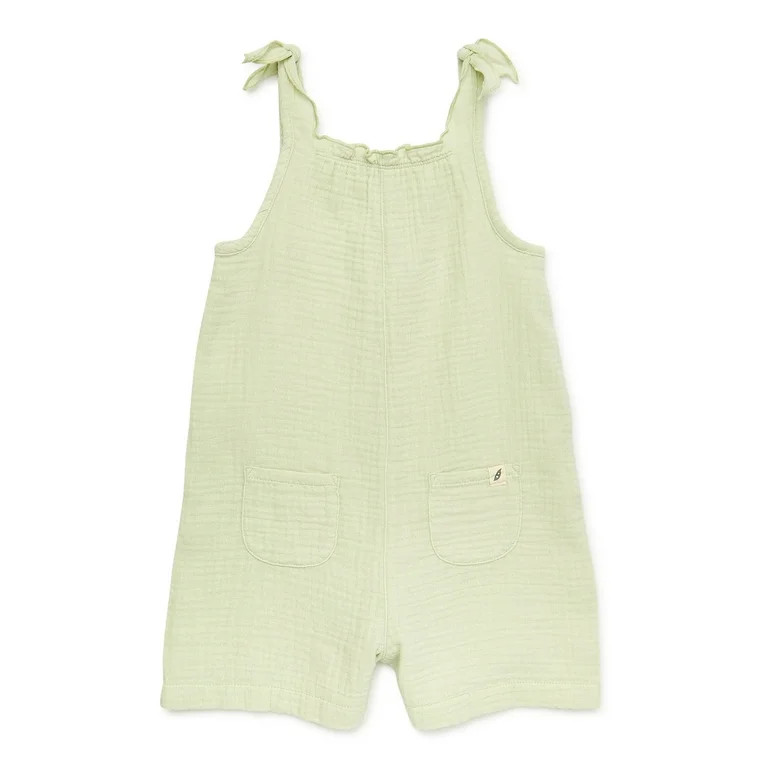 easy-peasy Toddler Girl Bow Top Sleeveless Romper, Sizes 12M-5T | Walmart (US)