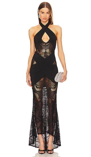 x REVOLVE Mirabella Gown in Black | Revolve Clothing (Global)