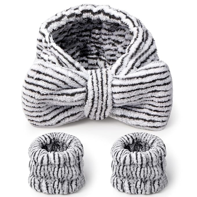 Hanaive Headbands for Women for Washing Face Spa Headband and Wristbands, Makeup Headband for Was... | Amazon (US)