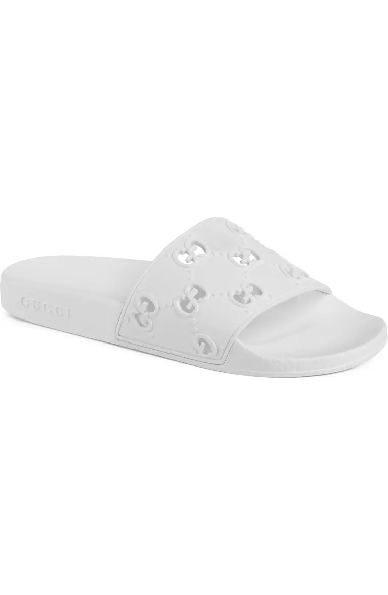 Gucci Pursuit GG Logo Slide Sandal (Women) | Nordstrom | Nordstrom