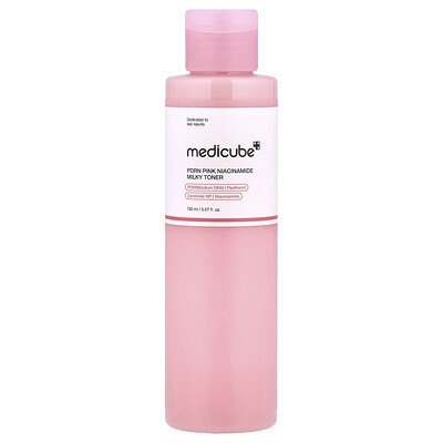 Medicube, PDRN Pink Niacinamide Milky Toner, 5.07 fl oz (150 ml) | iHerb