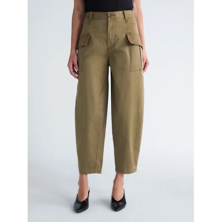 Scoop Women's and Women's Plus Cargo Tapered Trouser, Sizes 0-26W | Walmart (US)