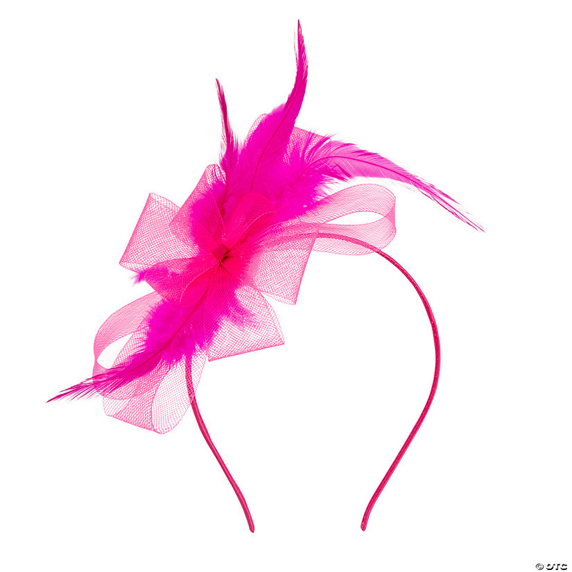 Pink Derby Fascinator Headband | Oriental Trading Company
