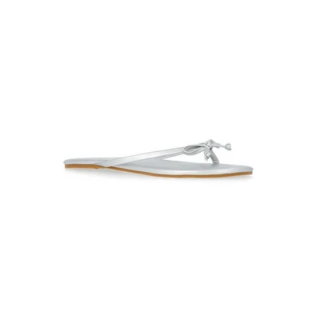 Time and Tru Women s Barely There Bow Thong Sandals | Walmart (US)