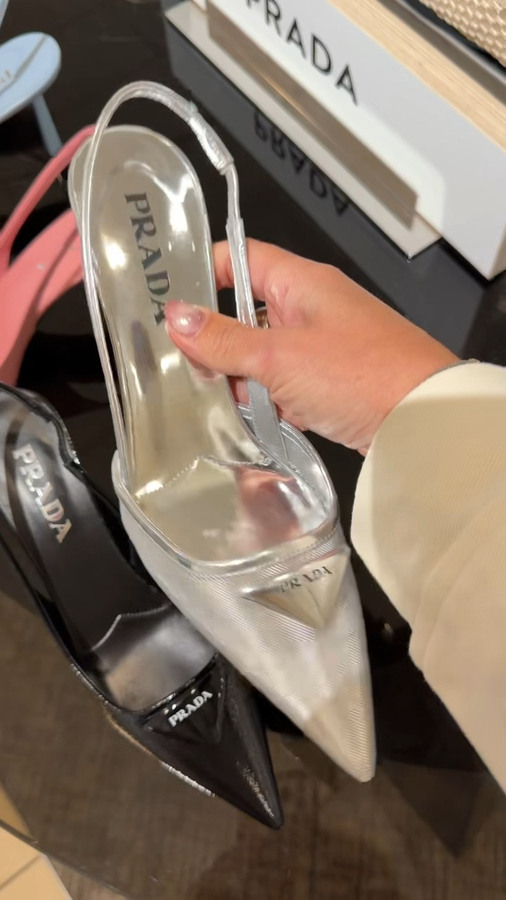 If you are a designer girly these mesh Prada heels are so cute for spring! Was walking through the mall and saw them! Immediately fell in love 😍

#LTKOver40