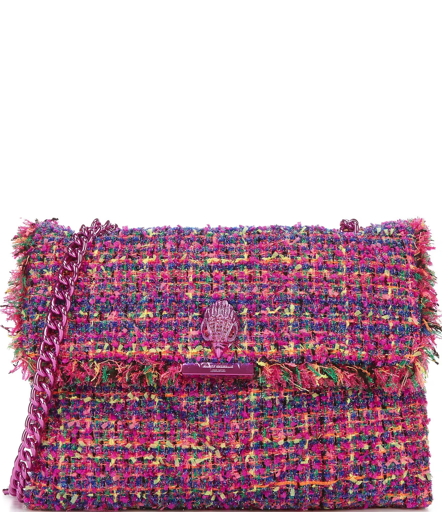 Kensington Large Tweed Shoulder Crossbody Bag | Dillard's