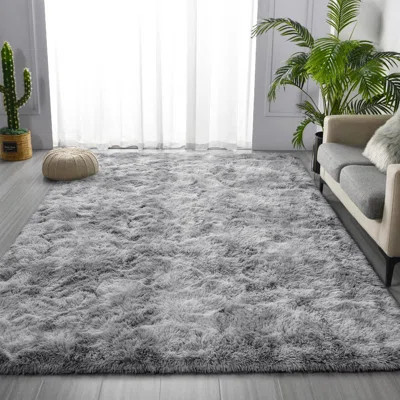 Large Shag Area Rugs, Tie-Dyed Plush Fuzzy Rug For Living Room, Soft Fluffy Furry Rugs For Bedroom, Indoor Carpet Nursery Rugs For Kids Room Home Deco | Wayfair North America