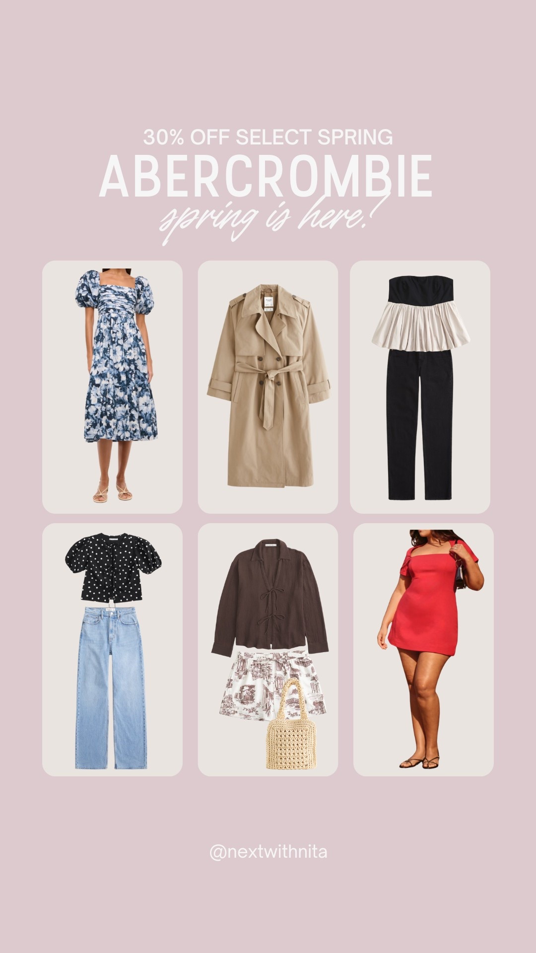 Last day to shop 30% off select Spring styles at Abercrombie and 15% off everything else💕🌷

#LTKSaleAlert #LTKSeasonal #LTKStyleTip