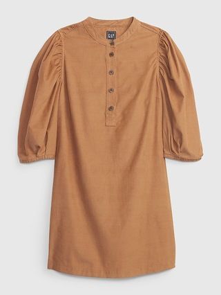 Puff Sleeve Corduroy Mini Dress | Gap (US)