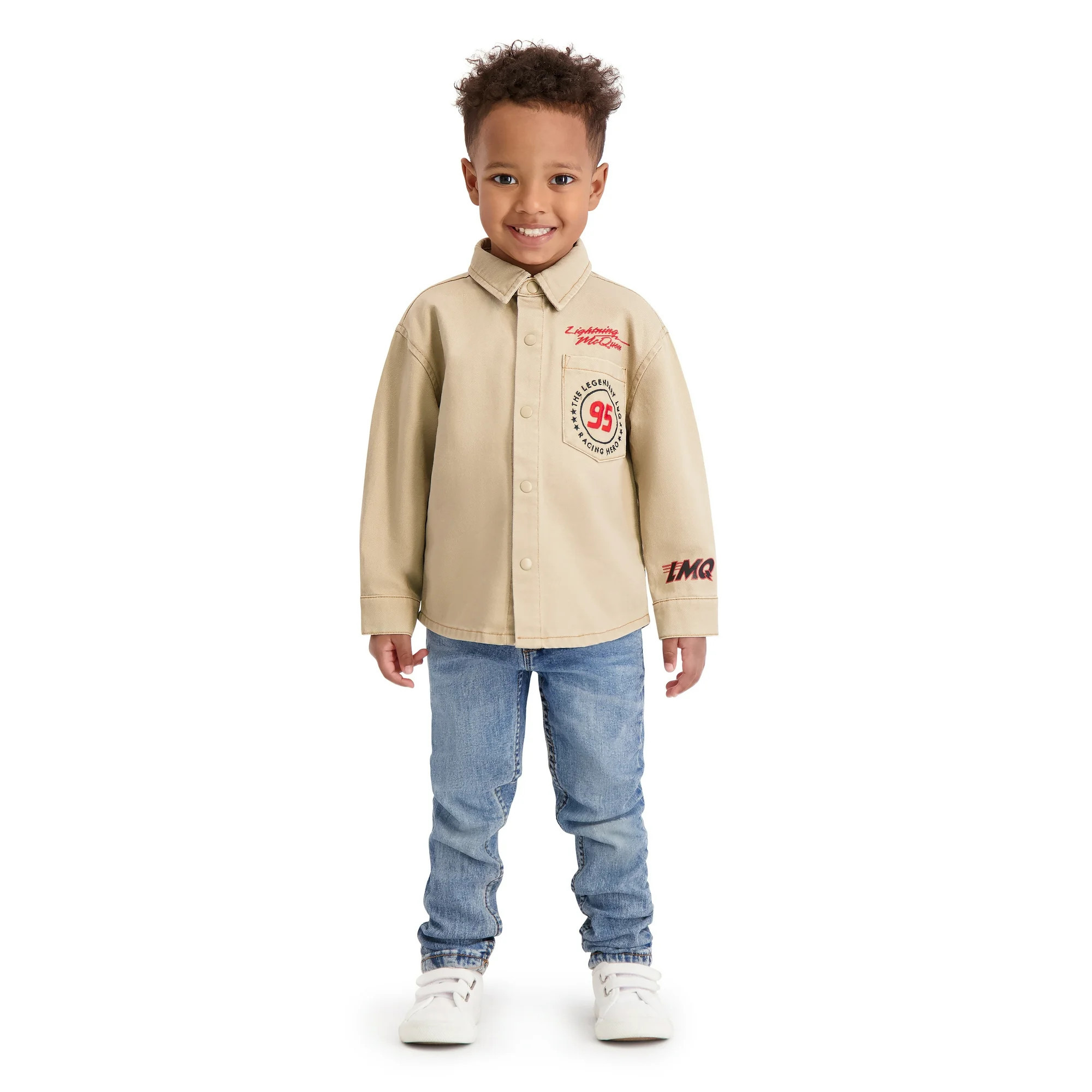 Cars Toddler Boy Twill Shacket, Sizes 12M-5T | Walmart (US)