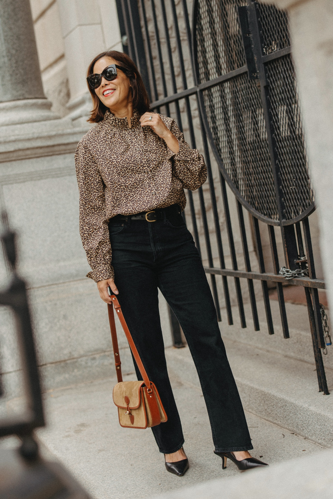 Favorite Agolde Denim on sale 
Wearing Agolde 90s Pinch Waist High Rise Straight. I take my normal size in this style. Love the length. 

Sèzane Top- wearing size 6
Sèzane Vintage Milo Bag 
Sam Edelman Slingback 

#LTKSaleAlert #LTKOver40 #LTKStyleTip