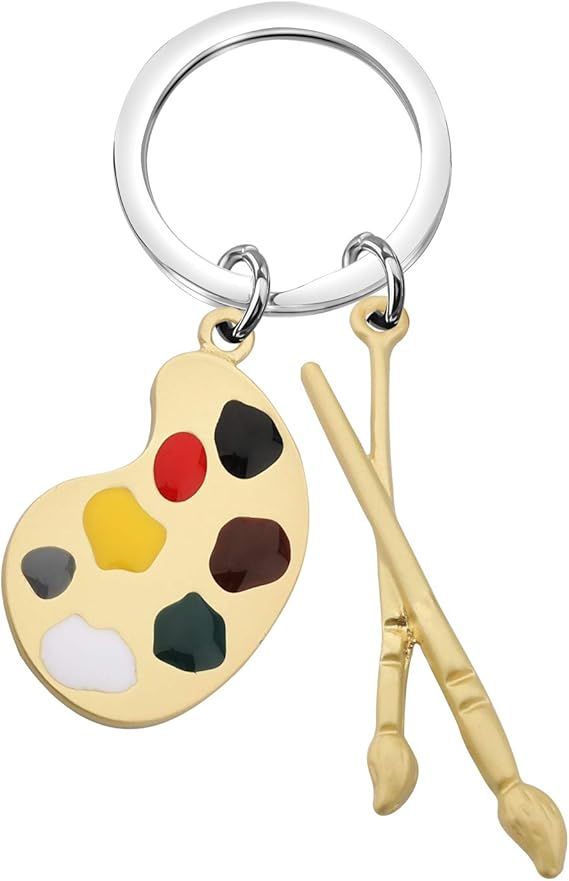 AKTAP Painter Gift Art Teacher Gift Artist Palette Brush Pendant Necklace Art School... | Amazon (US)