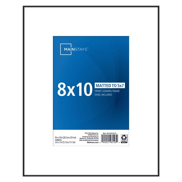 Mainstays 8" x 10" to 5" x 7" Black Frame - Walmart.com | Walmart (US)