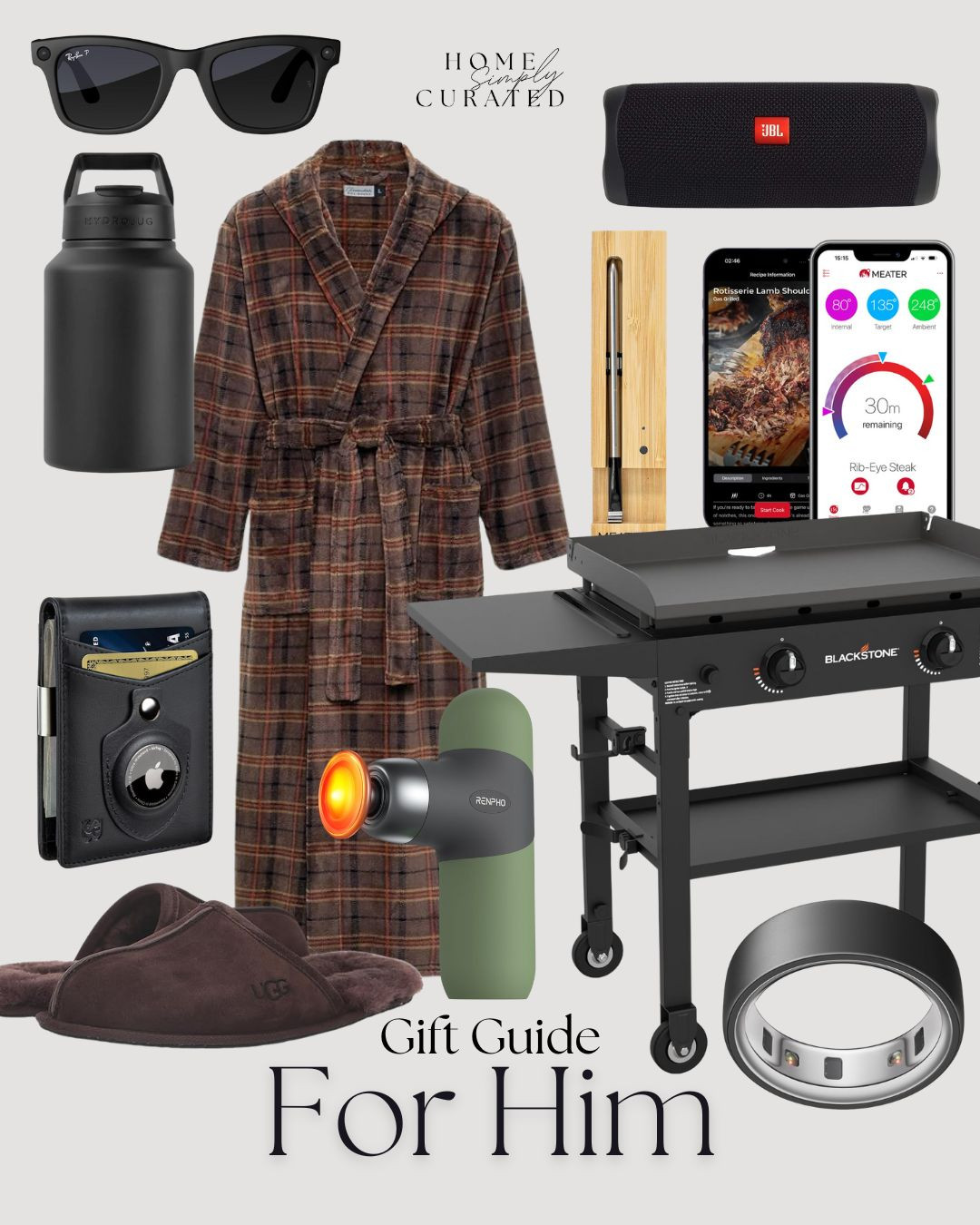 Gift ideas for the man in your life!



uggs, robe, jbl speaker, meta ray bans, blacktop, airtag wallet, hydrojug, water bottle, fitness, mens gifts, gift guide, gifts for him, oura ring 

 #LTKGiftGuide #LTKselfcare #LTKMens