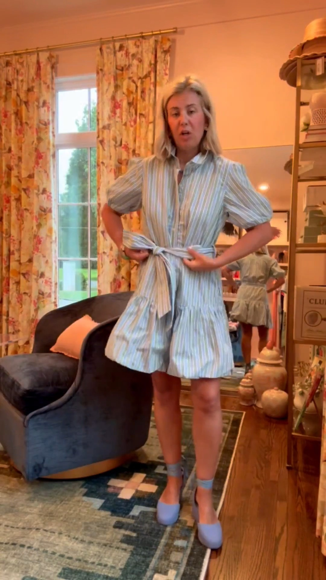 Restocked!! Pink stripe restocked too!! Oh, this one is going so fast! The bubble hem and tie waist is so flattering! I’m in small dress & 8 espadrille tts. 

*code Catherine20 at Allie + Bess

#LTKdayinmylife #LTKootd #LTKmomlife