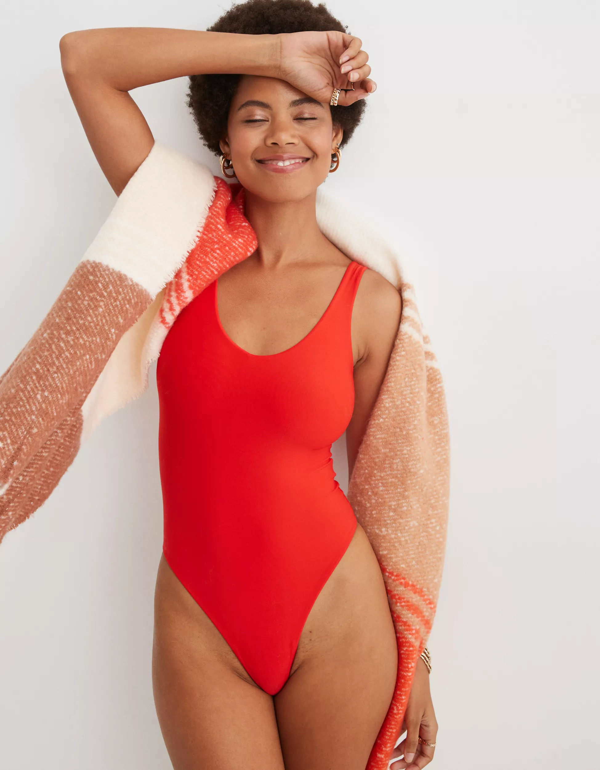 SMOOTHEZ Plunge Bodysuit | Aerie