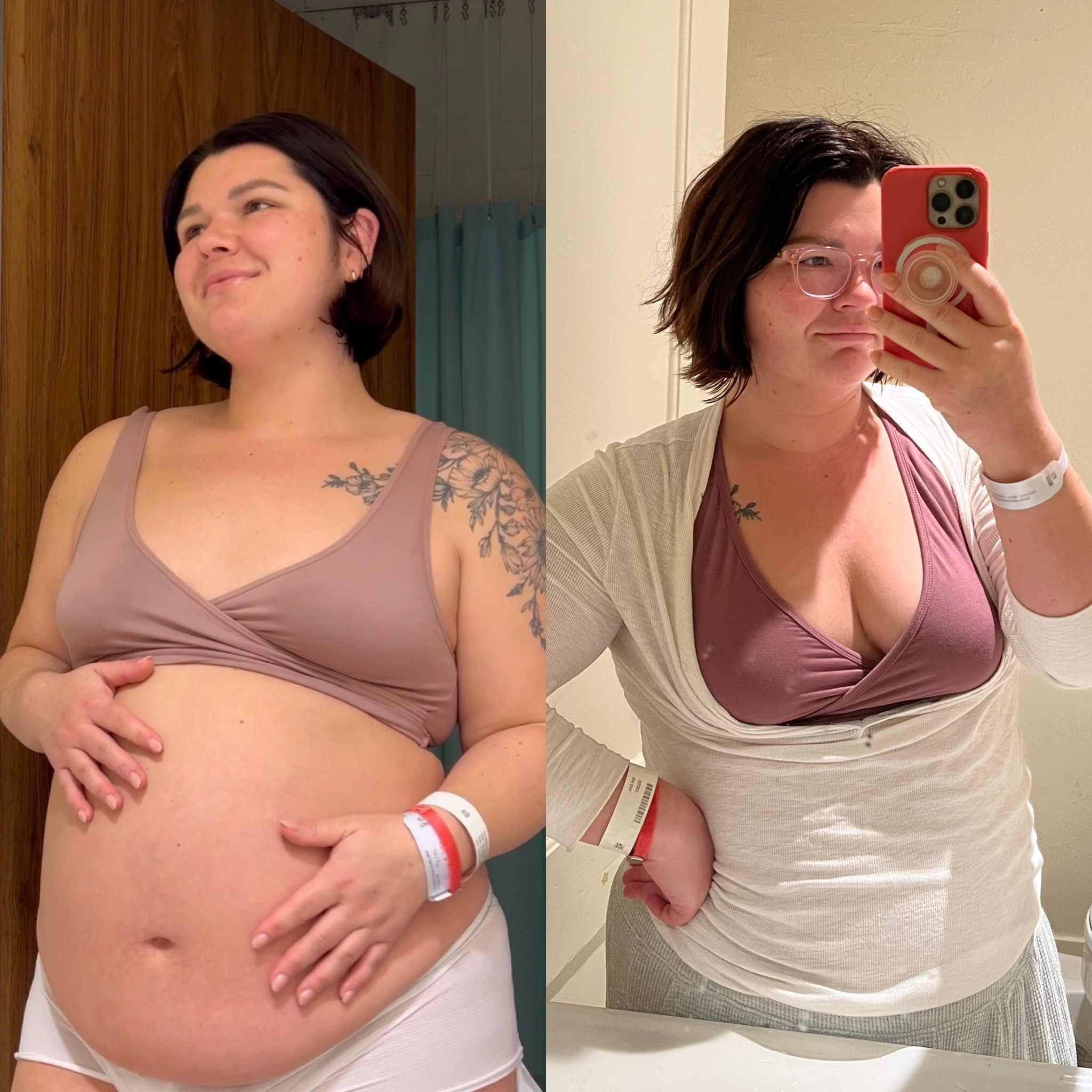 My current two favorite nursing bras! I prefer the kindred bravely ones a bit more but the target ones are more affordable and in a two pack! Wearing large in the target and XL in the kindred ones  

#LTKfindsunder50 #LTKbump #LTKmidsize