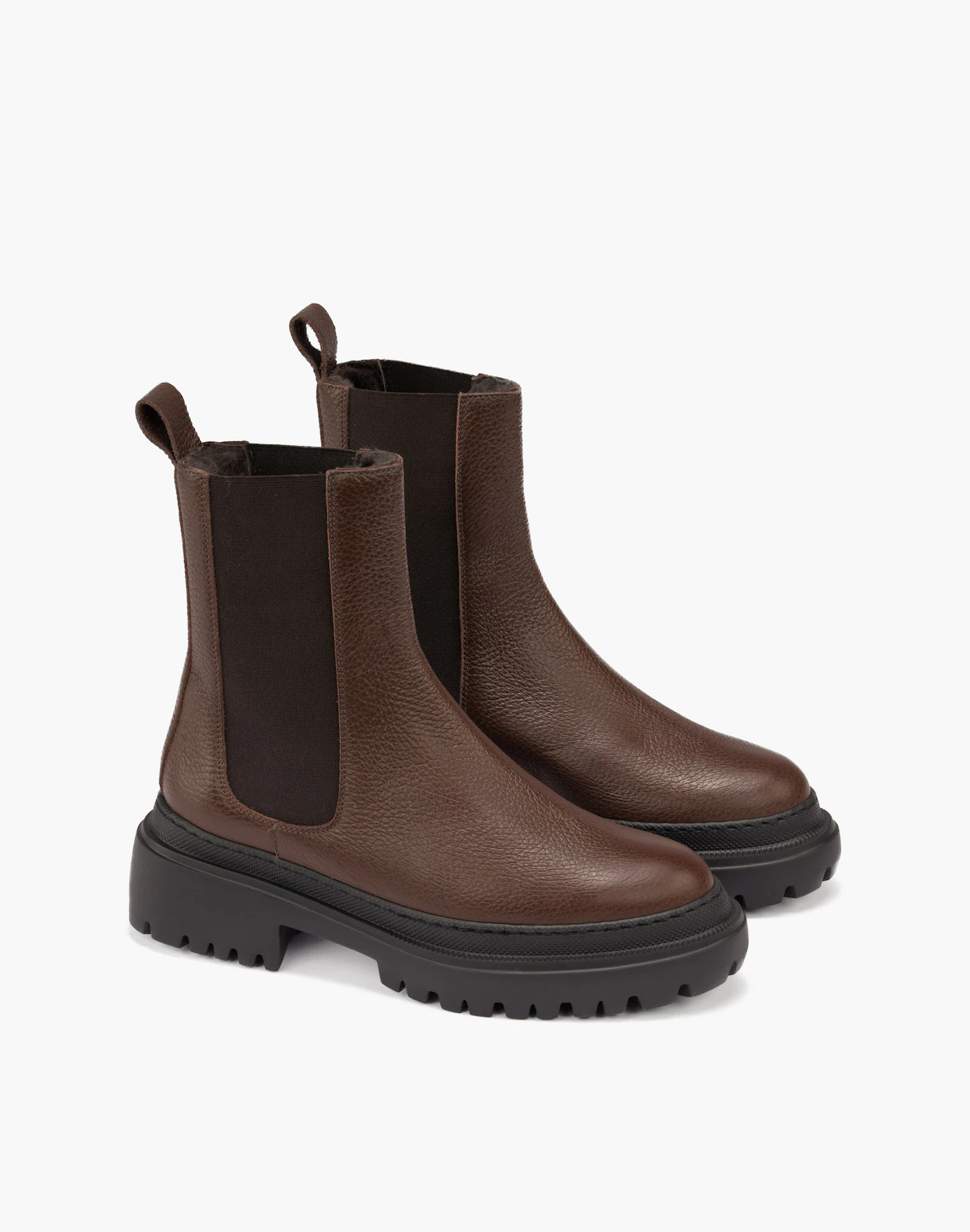 Maguire Shearling-Lined Leather Cortina Chelsea Boots | Madewell
