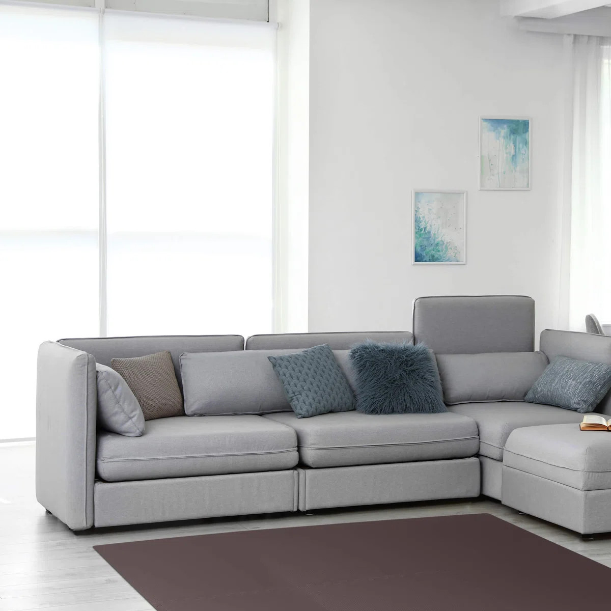 3/8" Thick Multipurpose Foam Floor Tile 24 Square Feet (6 Tiles) | Wayfair North America