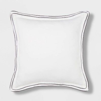 Sig Hotel Border Frame Euro Dec Pillow - Threshold Signature™ | Target