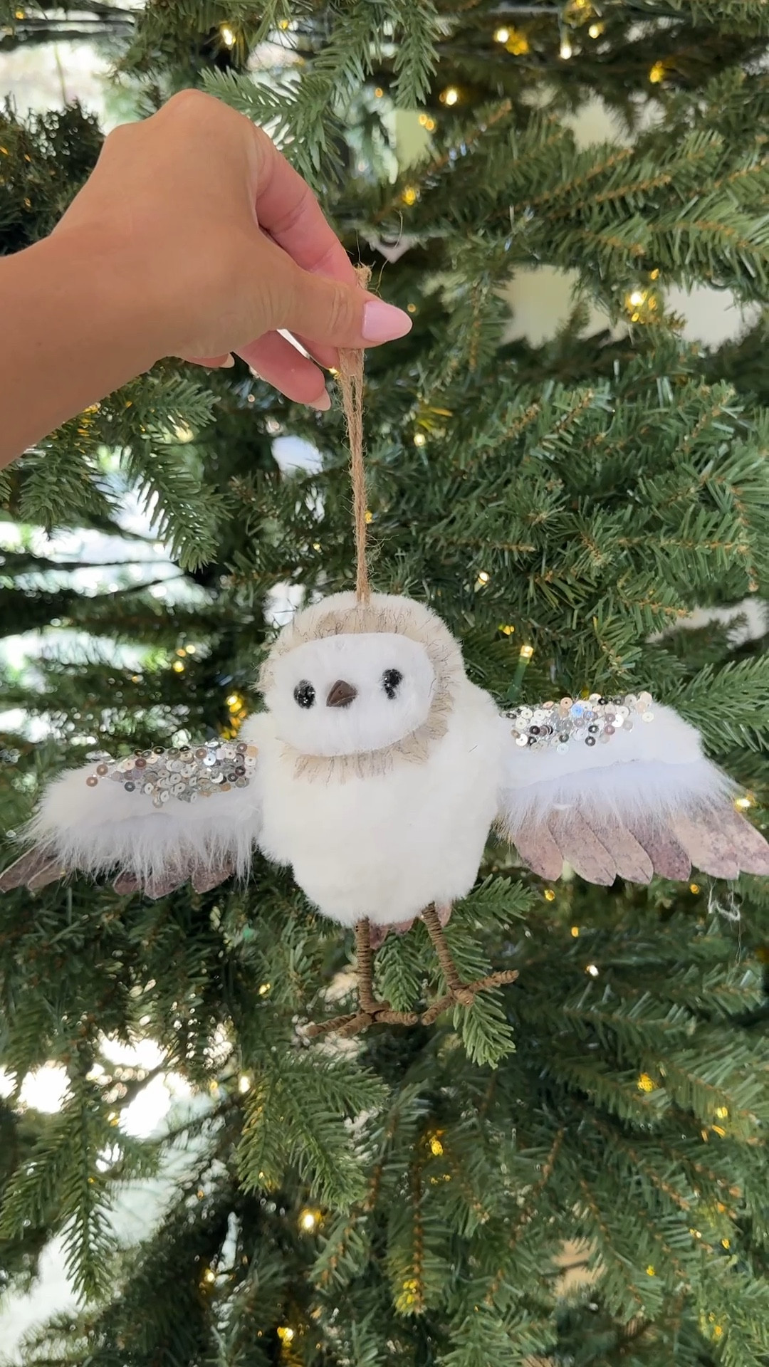 Using new ornaments this year and I love this adorable white owl. You really only need a few to make a statement and these will last forever.

#LTKVideo #LTKHome #LTKHoliday