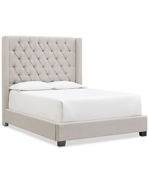 Furniture Monroe Upholstered Queen Bed, Created for Macy's & Reviews - Furniture - Macy's | Macys (US)