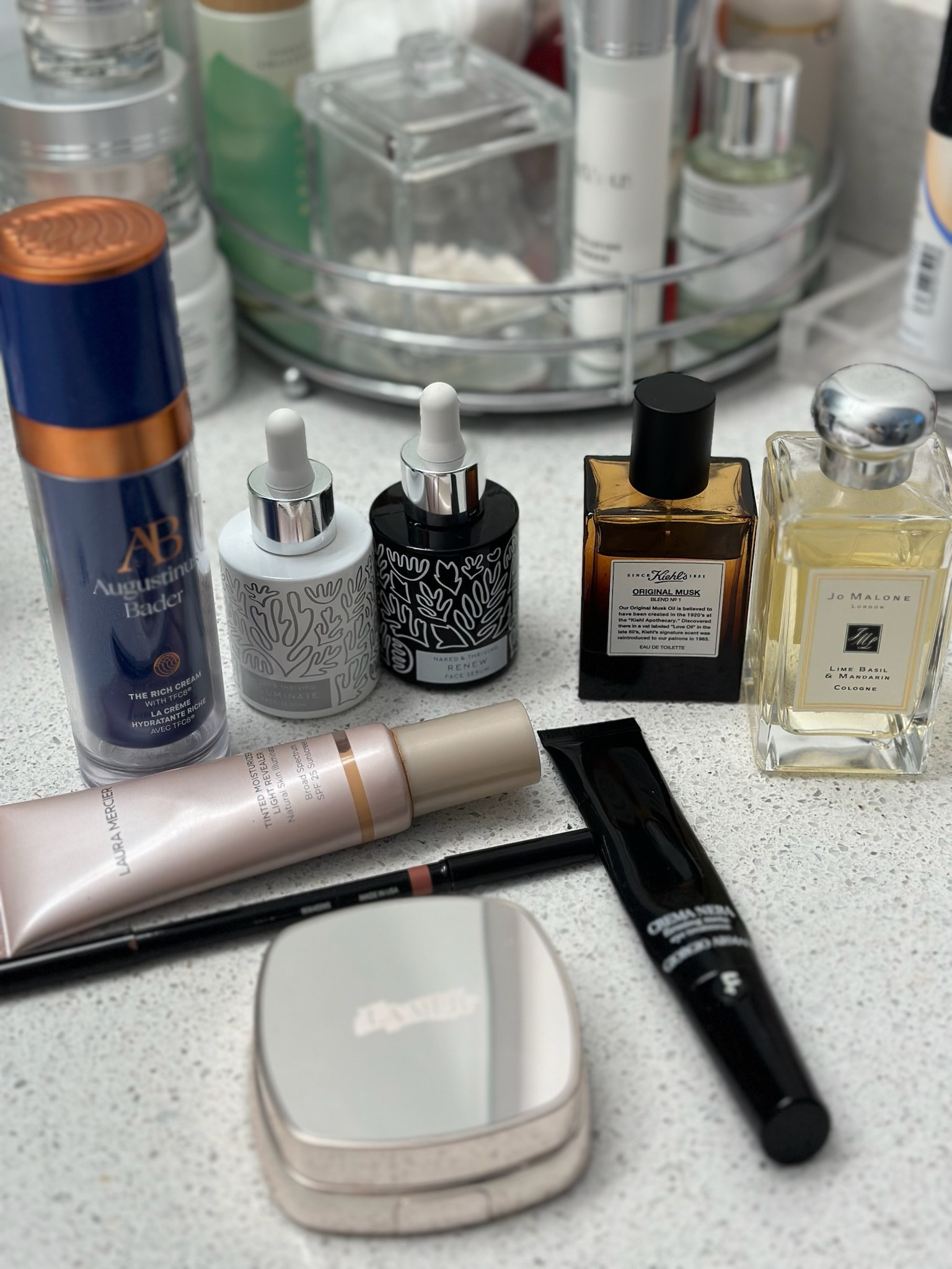 This is not my usual content, but I thought I’d share my favorite beauty products with you! There were 2 I couldn’t link, but you can find them on Amazon:
Naked & Thriving Day Serum (white)
Naked and Thriving Night Serum (black)

#LTKbeauty #LTKover40 #LTKU