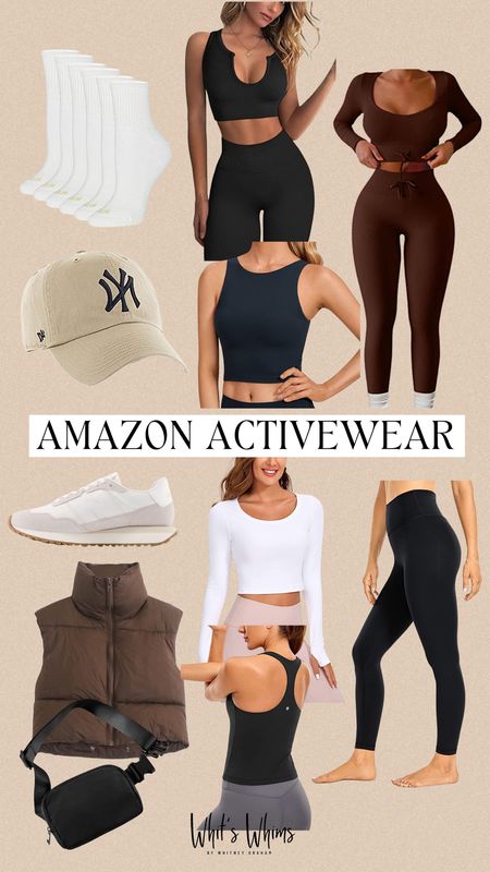 Amazon activewear 

puffer vest, align long sleeve dupe, lululemon dupe, new balance sneakers, sports bra, active set, Activewear, matching set, matching activewear set, spring outfit, spring style, winter activewear, athleisure, sports bra, leggings, spring activewear, casual outfit, casual outfits, active set, workout clothes, gym outfit, athleisure outfit, daytime casual, casual style

#LTKSeasonal