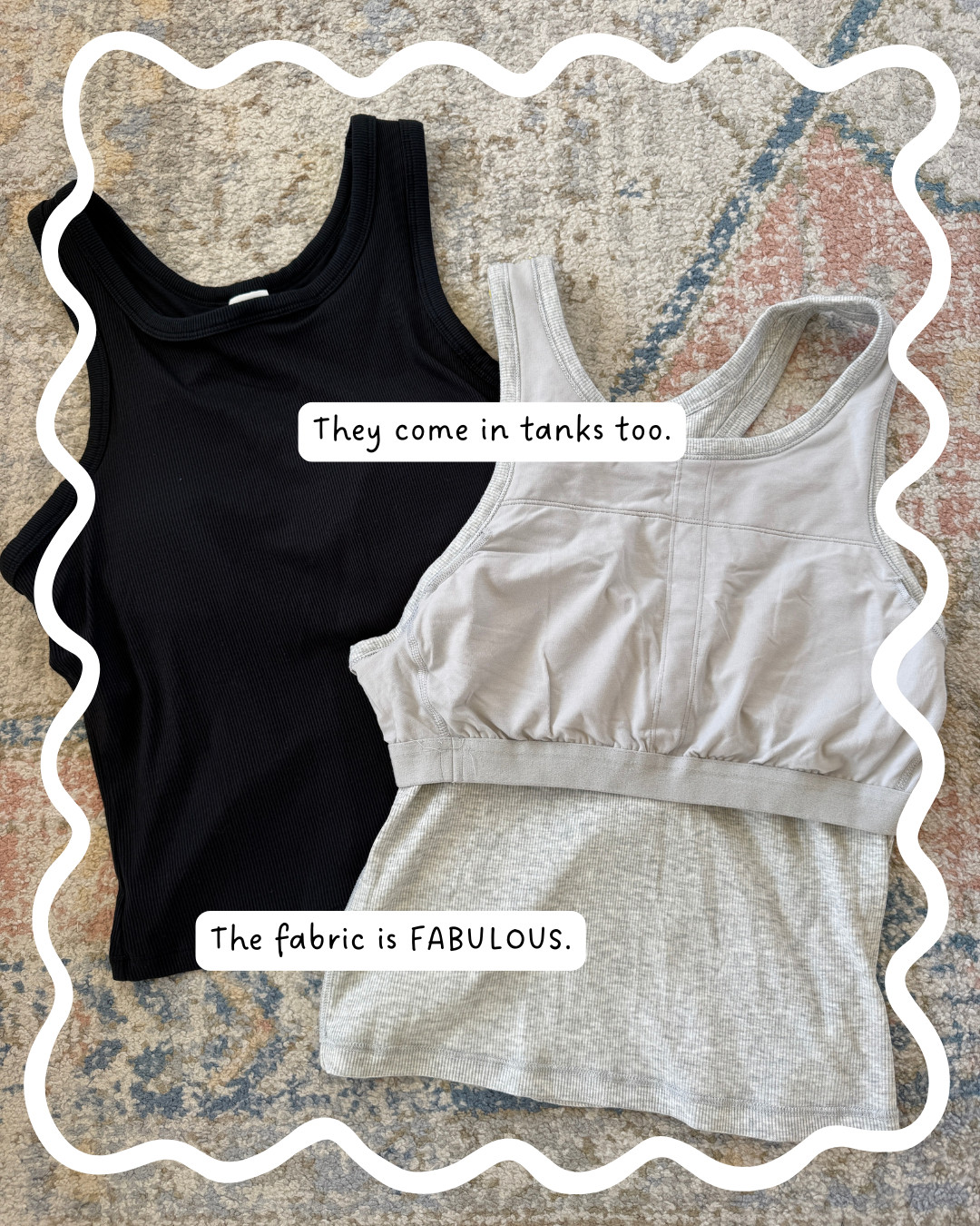 Tank with built-in shelf bra from Target. Stretchy jersey material thats super comfy. Adorable dress too! 

 #LTKActive #LTKOver40 #LTKPetite