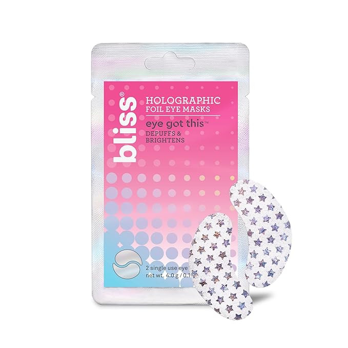 Bliss Eye Got This Holographic Foil Eye Masks - 5 Pack - Refreshing and Awakening Eyes - Reduces ... | Amazon (US)