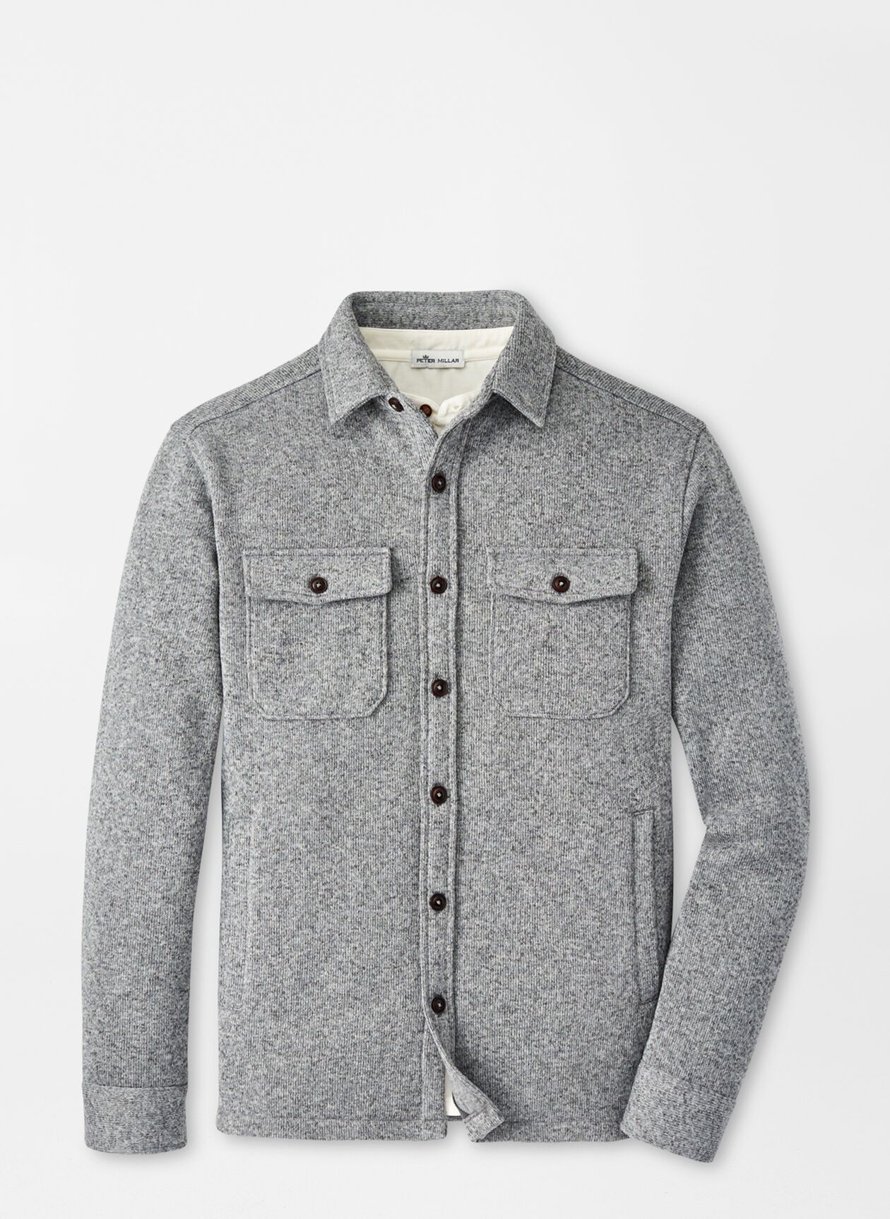 Crown Sweater Fleece Shirt Jacket | Peter Millar