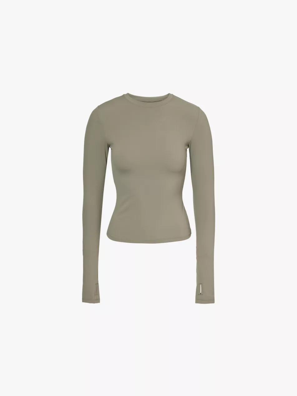 Ultimate slim-fit stretch-woven top | Selfridges
