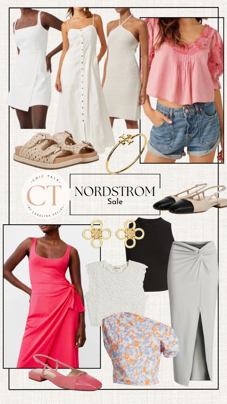 Enjoy up to 40% off most of these styles via Nordstrom! 
Vacation outfits, summer dresses x white dresses, midi skirt, Nordstrom sale

#LTKFindsUnder50 #LTKSaleAlert #LTKShoeCrush